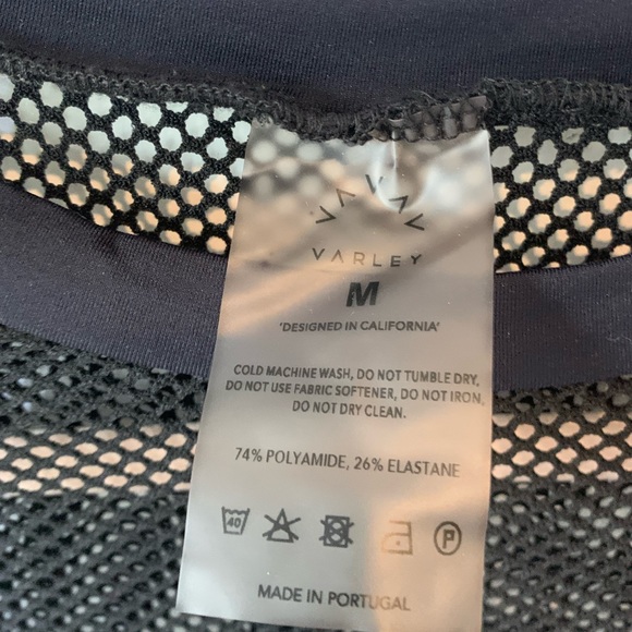 Varley black mesh long sleeve - Picture 5 of 5